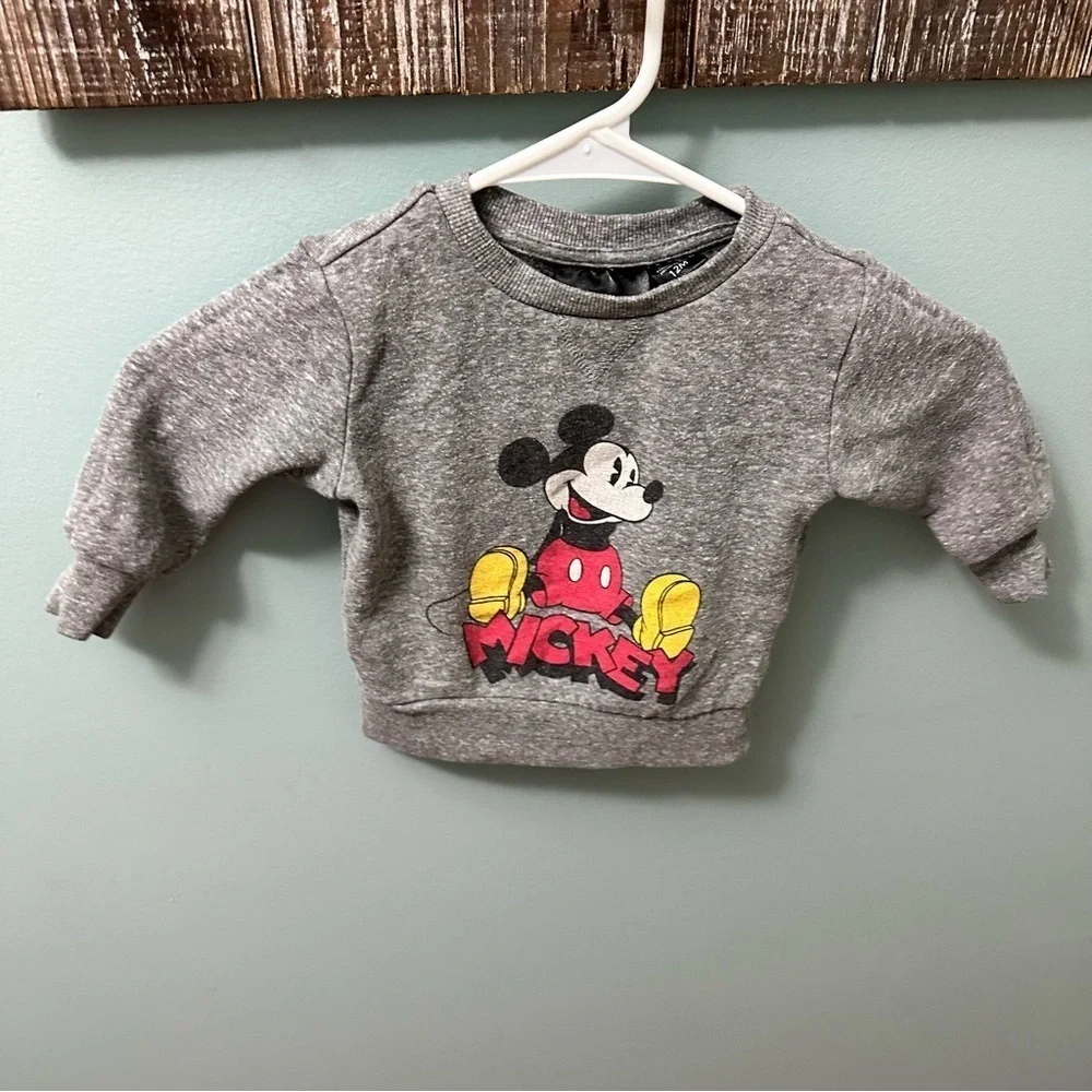 Disney Mickey Mouse Sweatshirt Pullover Size 12 months unisex Gary